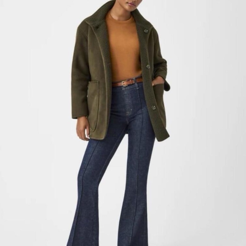 New SPANX Reversible Jacket Olive Green